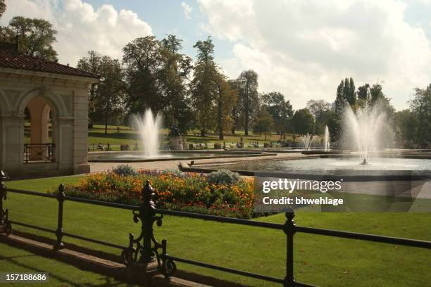 venetian gardens, hyde park - hyde park london fotografías e imágenes de stock