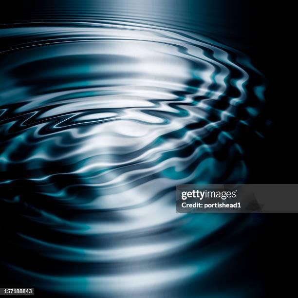 abstrato água riplpes - ondulado descrição física imagens e fotografias de stock