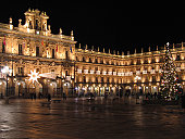 Plaza Mayor at night