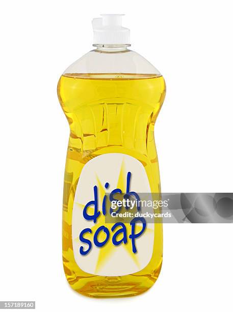 dish soap (with clipping paths) - diskmedel bildbanksfoton och bilder