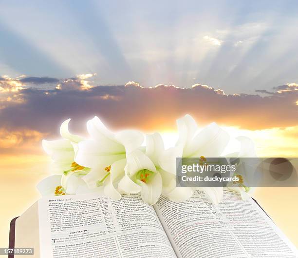 easter morning - easter sunday stock pictures, royalty-free photos & images