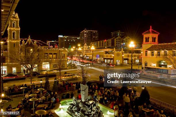 kansas city, missouri, country club plaza - town square america stock pictures, royalty-free photos & images