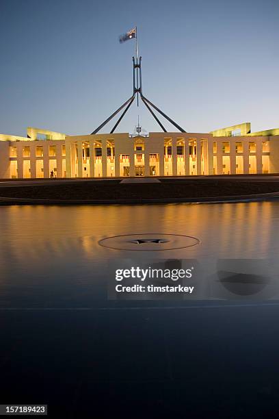 australian parliment house - australian politics stock pictures, royalty-free photos & images