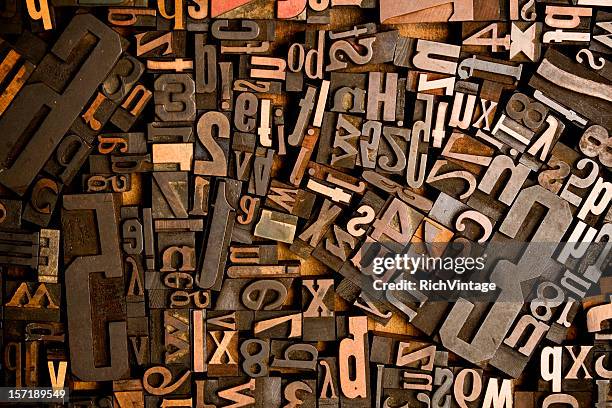 wood type conglomerate - abc blocks stock pictures, royalty-free photos & images