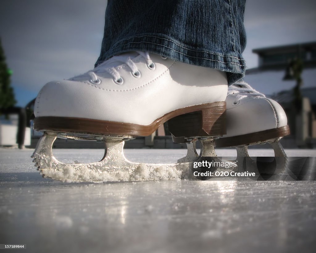 Ski Racers Feet Skaters Feet High-Res Stock Photo - Getty Images