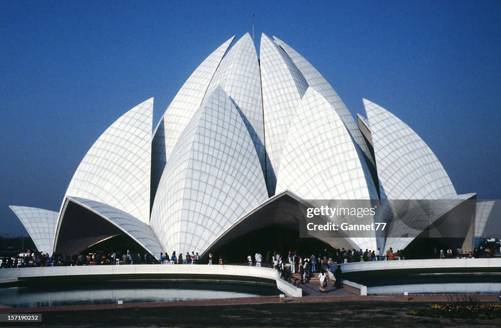 The Bahá'í Lotus Temple, New Delhi, India