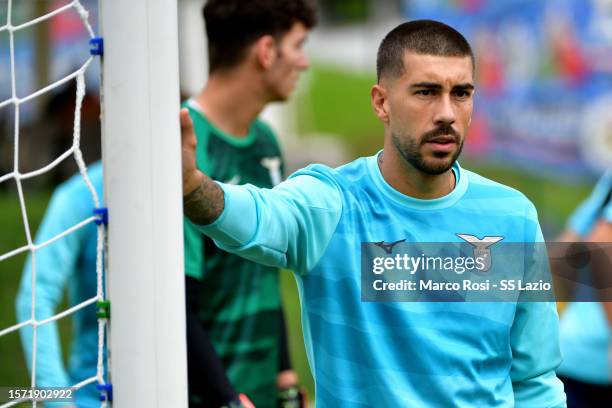 Mattia Zaccagni of SS Lazio during the SS Lazio training session day 14 on July 26, 2023 in Auronzo di Cadore, Italy.