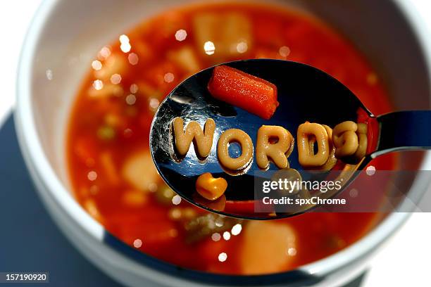 eat your words - adversity word stock pictures, royalty-free photos & images