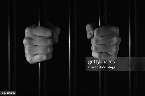 in cage - capital punishment stock pictures, royalty-free photos & images