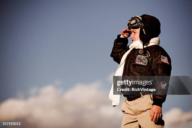 the salute - child saluting stock pictures, royalty-free photos & images