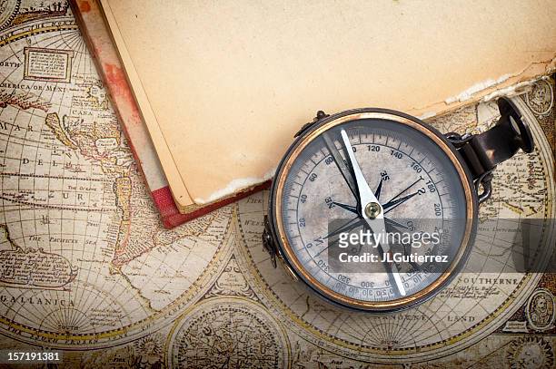 compass - roman numeral stock-fotos und bilder