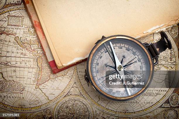 Paper Map Compass 865 Paper Map Compass Stock Photos, High-Res Pictures, and Images ...