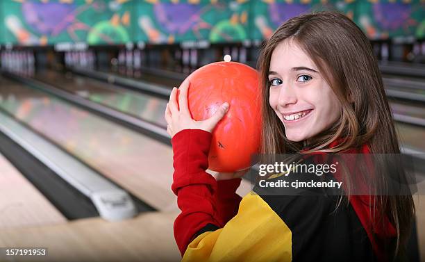 happy bowler - kids bowling stock pictures, royalty-free photos & images