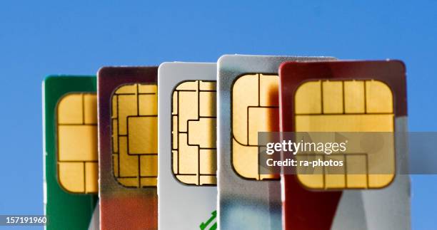 les cartes sim - sim card photos et images de collection