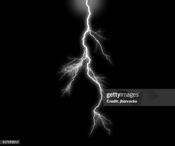 lightning bolt - rayo fotografías e imágenes de stock