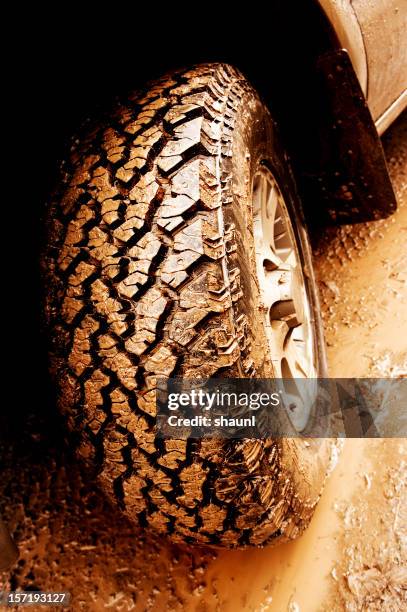 all terrain tire - mud stock pictures, royalty-free photos & images