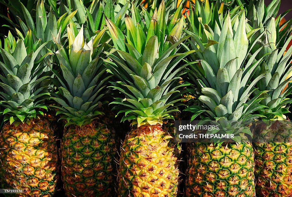 Pineapple in market