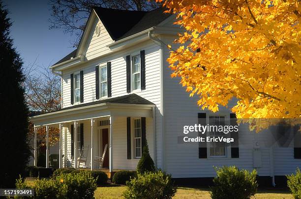 19th century farm house - antebellum stock pictures, royalty-free photos & images