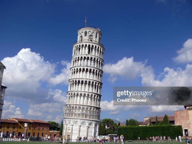 leaning tower of pisa - pisa tower stock pictures, royalty-free photos & images