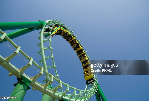 achterbahn - achterbahn stock-fotos und bilder