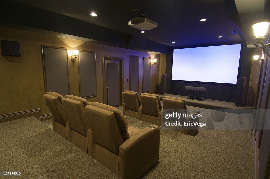 Luxurious Home Theater Room