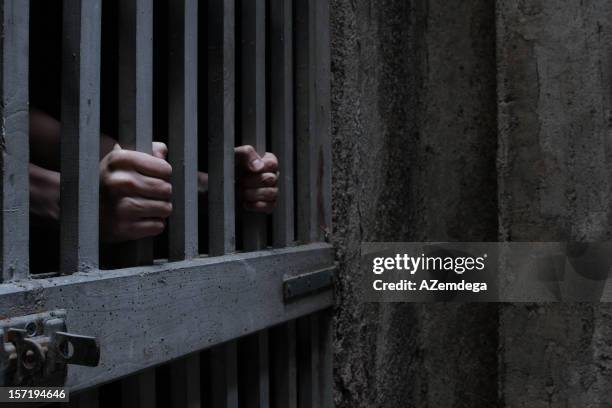 in cage - capital punishment stock pictures, royalty-free photos & images