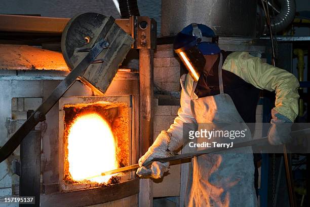 factory worker - blast furnace stock pictures, royalty-free photos & images