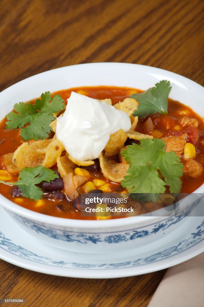 Spicy Chicken Taco Soup