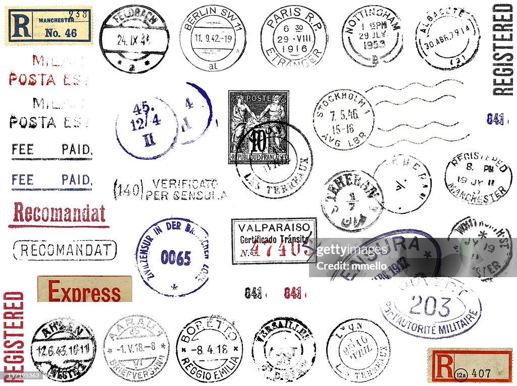 Foreign Postmarks Stamps & Stickers Europe