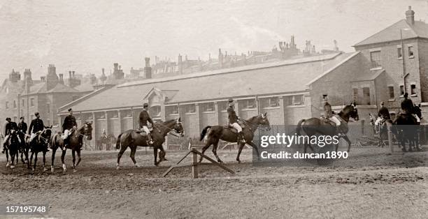 cavalry - army barracks stockfoto's en -beelden