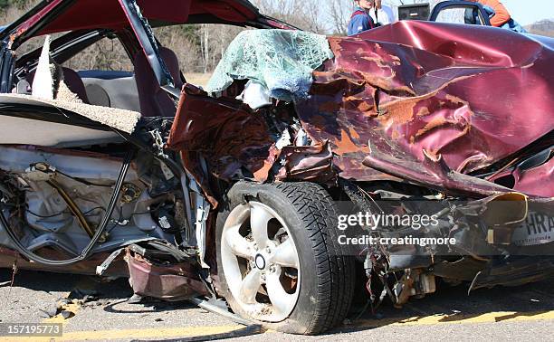 car accident series: part 2 - drunk driving crash stock pictures, royalty-free photos & images