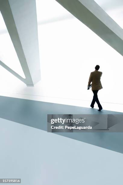 the business way - minimal architecture stock pictures, royalty-free photos & images