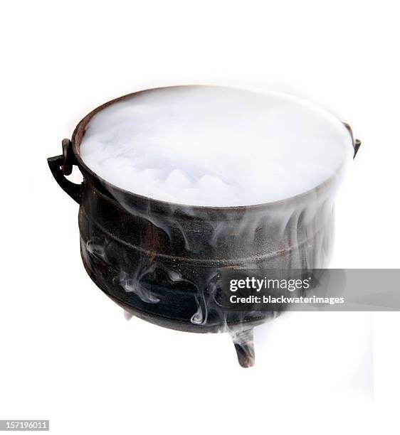 antique cauldron - cauldron stock pictures, royalty-free photos & images