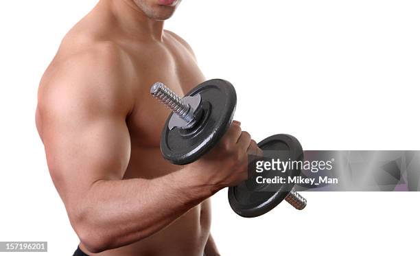 bicep curls - bent stock pictures, royalty-free photos & images