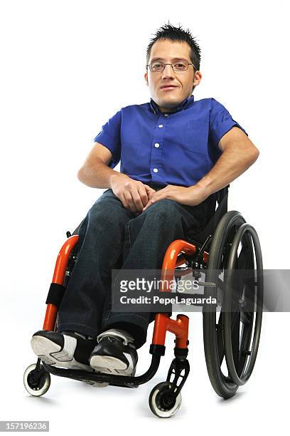 everyday hero - man in wheelchair stock pictures, royalty-free photos & images