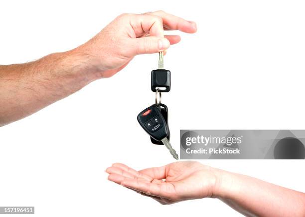 designated driver - car keys on white stock pictures, royalty-free photos & images