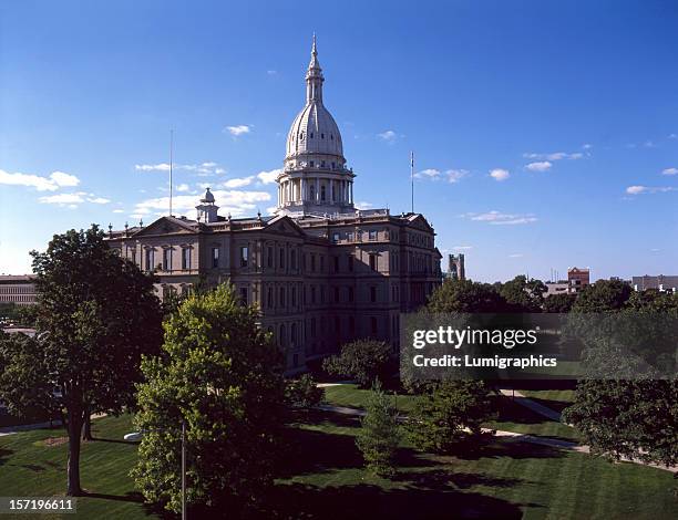 state capital iii - lansing stock pictures, royalty-free photos & images