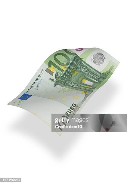 nota de cem euros (isolado - nota de cem euros - fotografias e filmes do acervo