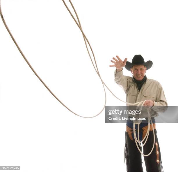 cowboy - lariat stock pictures, royalty-free photos & images