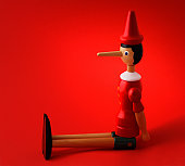 pinocchio in red