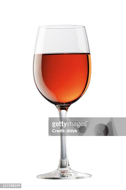 rose wine - single rose stockfoto's en -beelden