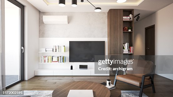 Interior Design Architecture Computer Generated Image Of Living Room ...