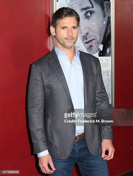 Actor Eric Bana attends the premiere of Magnolia Pictures' "Deadfall" at the ArcLight Cinemas on November 29, 2012 in Hollywood, California.