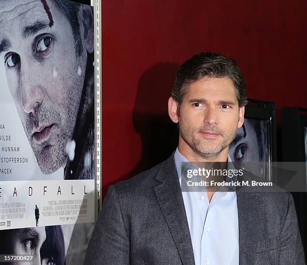 Actor Eric Bana attends the premiere of Magnolia Pictures' "Deadfall" at the ArcLight Cinemas on November 29, 2012 in Hollywood, California.