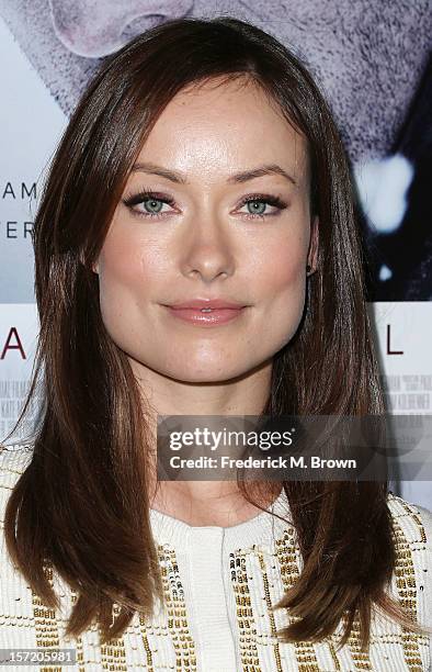 Actress Olivia Wilde attends the Premiere of Magnolia Pictures' "Deadfall" at the ArcLight Cinemas on November 29, 2012 in Hollywood, California.