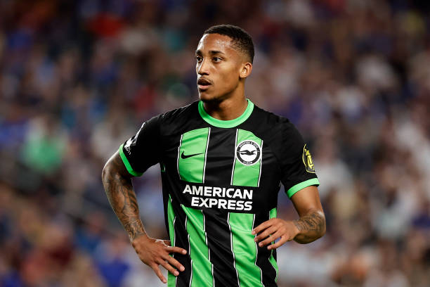 Joao Pedro of Brighton & Hove Albion in action during a pre season friendly match against Chelsea on July 22, 2023 in Philadelphia, Pennsylvania.