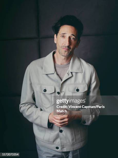 Actor Adrien Brody is photographed for Paris Match on May 25, 2023 in Cannes, France.