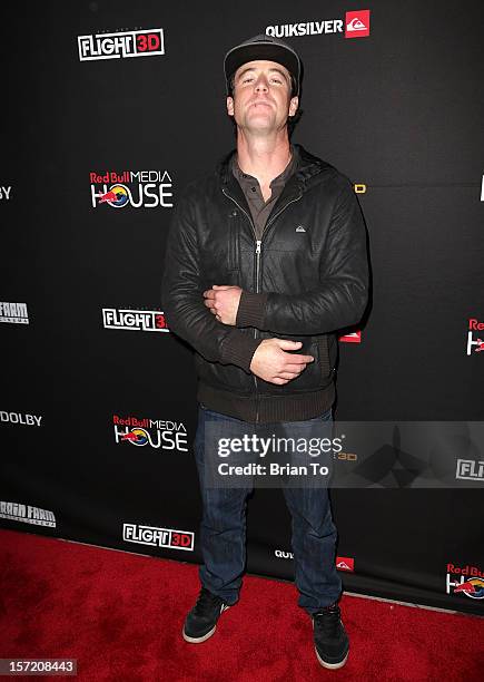 Guide Clark Fyans attends The Art of Flight 3D - Los Angeles screening at AMC Criterion 6 on November 29, 2012 in Santa Monica, California.