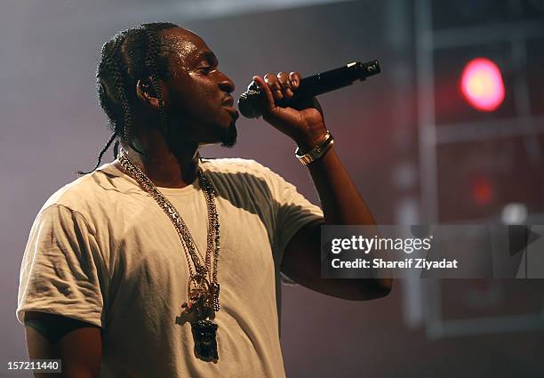 Pusha T performs at Best Buy Theatre on November 29, 2012 in New York City.