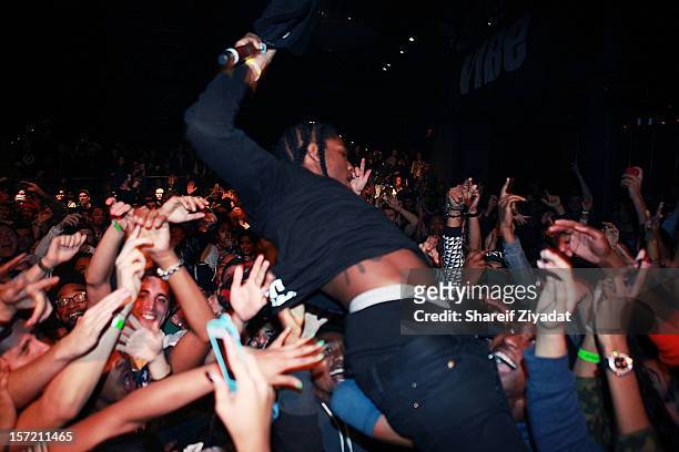 Rocky performs at Best Buy Theatre on November 29, 2012 in New York City.